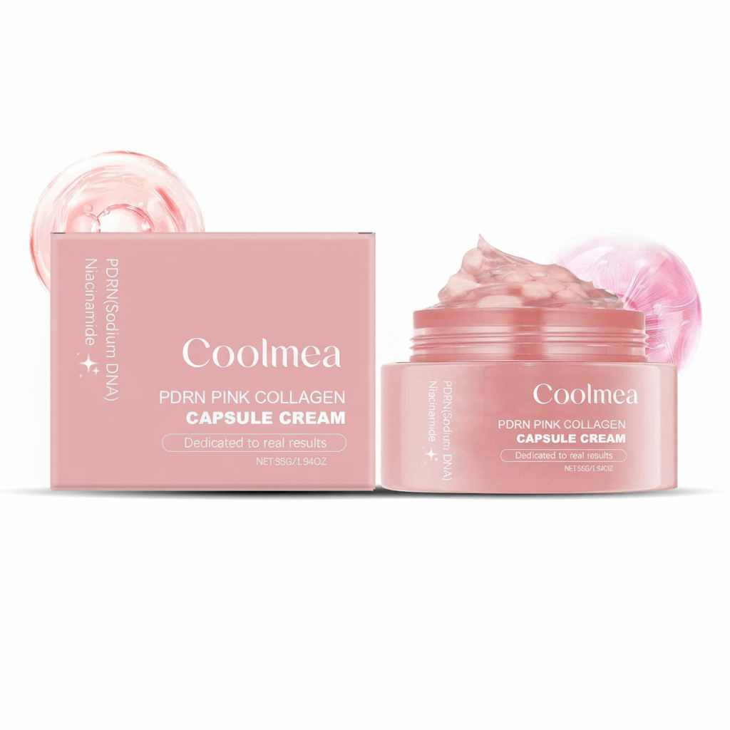 Crema de cápsulas de colágeno