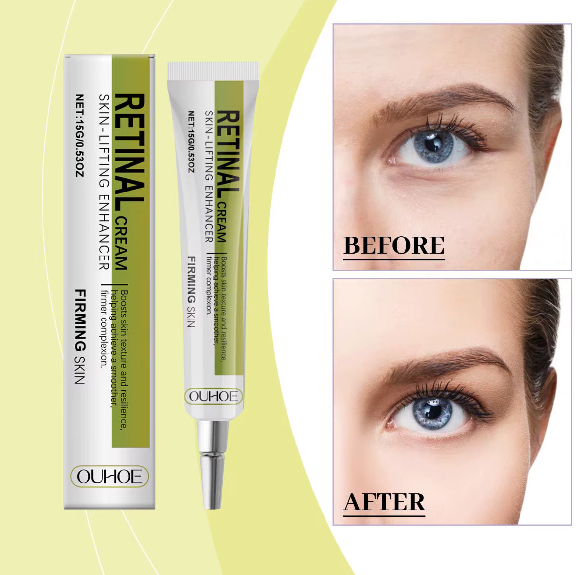 Contorno de Ojos Reafirmante con Retinal