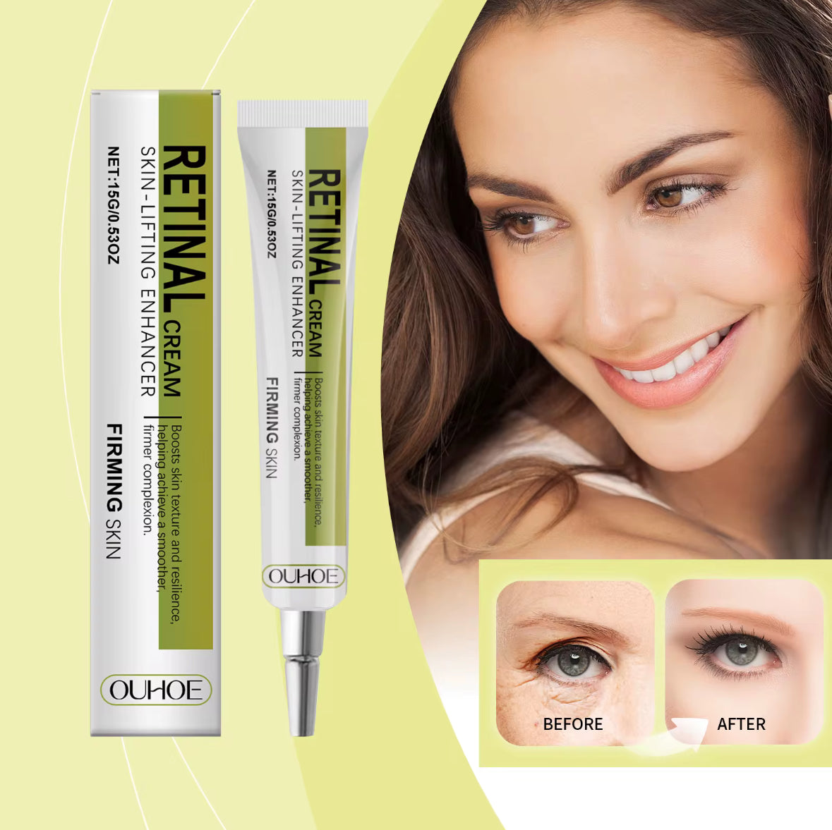 Contorno de Ojos Reafirmante con Retinal