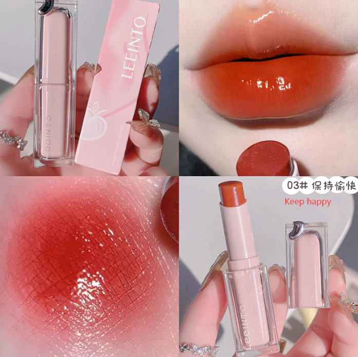 Brillo labial hidratante con efecto espejo de té helado Dudu Lip Glaze