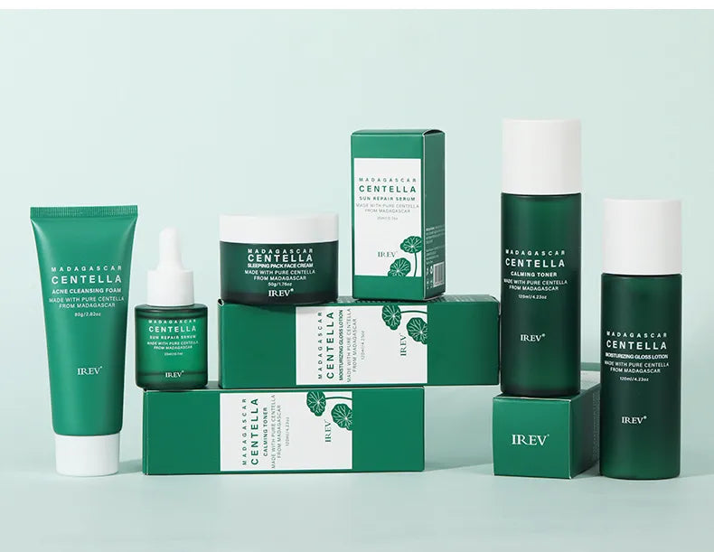 Kit de Cuidado Facial Reparador con Centella – Alivio para el Acné
