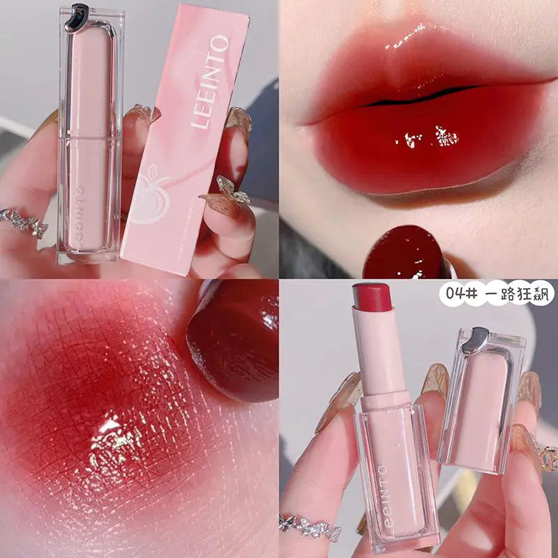 Brillo labial hidratante con efecto espejo de té helado Dudu Lip Glaze