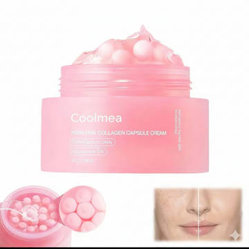 Crema de cápsulas de colágeno