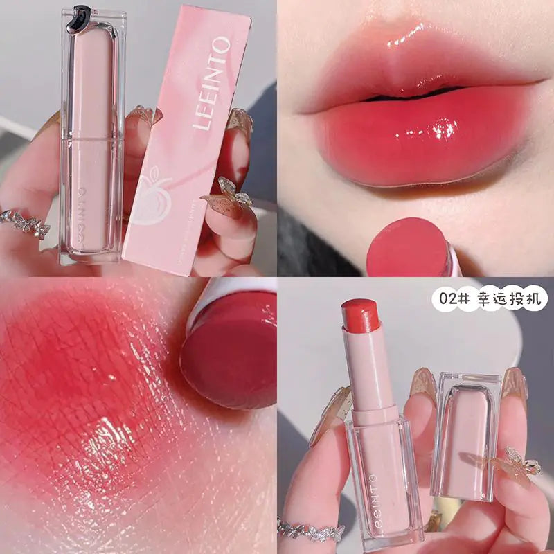 Brillo labial hidratante con efecto espejo de té helado Dudu Lip Glaze