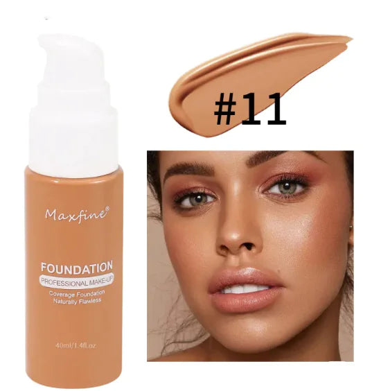 Base de maquillaje líquida y corrector de 12 colores