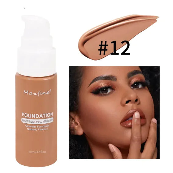 Base de maquillaje líquida y corrector de 12 colores