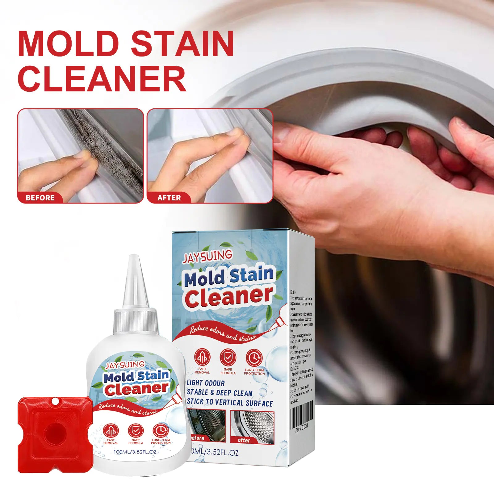 Mold Removal Gel for Bathroom Tiles and Grout Cleaning