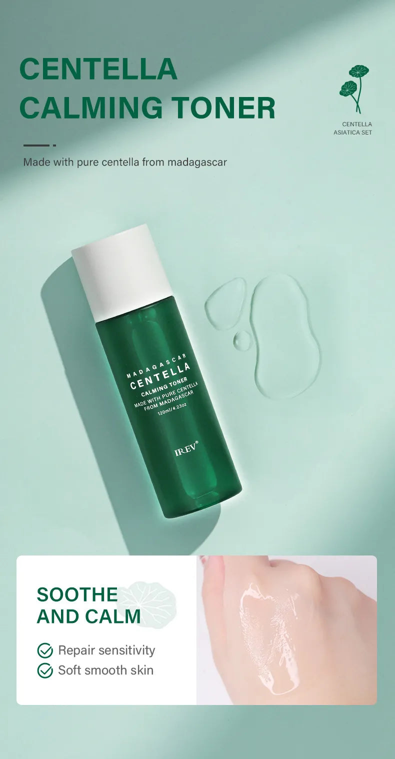 Kit de Cuidado Facial Reparador con Centella – Alivio para el Acné