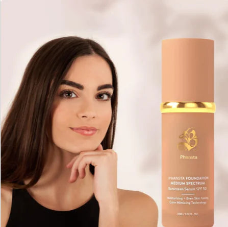 Corrector y base que cambia de color 4 en 1