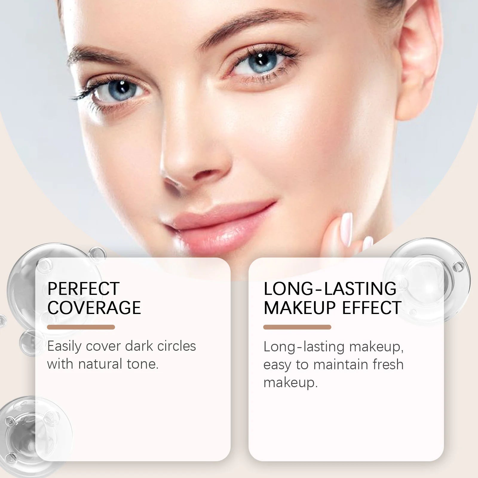 Corrector ligero a prueba de manchas