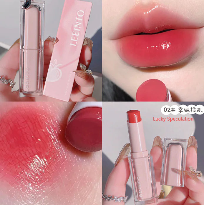 Brillo labial hidratante con efecto espejo de té helado Dudu Lip Glaze