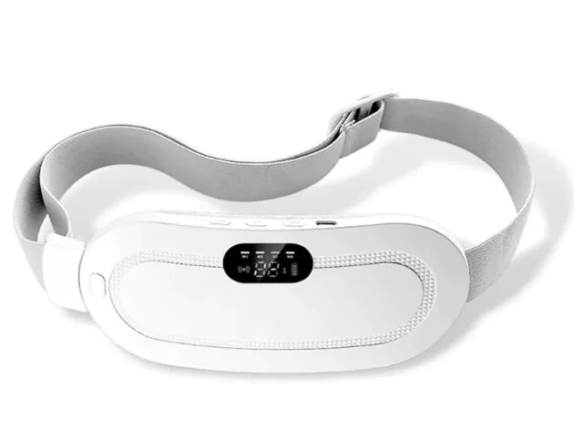 Almohadilla térmica menstrual, cinturón inteligente y cálido para aliviar el dolor de cintura y los calambres, masajeador abdominal vibratorio, cinturón eléctrico.