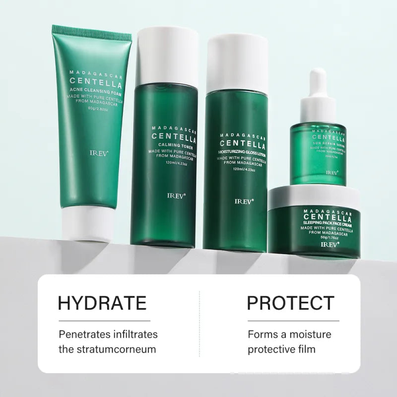 Kit de Cuidado Facial Reparador con Centella – Alivio para el Acné